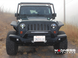 Jeep Gladiator Front Bumper - Body Armor 4x4 - Orion Full-Width - `07-`25 Jeep Gladiator Front Bumper - Body Armor 4x4 - Orion Full-Width - `07-`25
